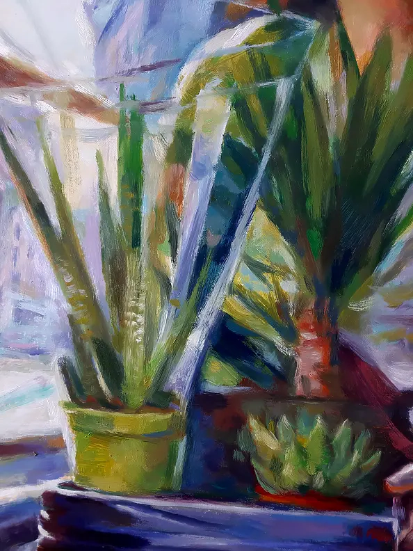 Barbara Gulbinowicz - Return from the flower market