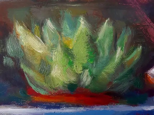 Barbara Gulbinowicz - Return from the flower market