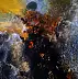 Magda Malinowska, Poza horyzontem zdarzeń, Obraz akrylowy - płótno, 100 x 100