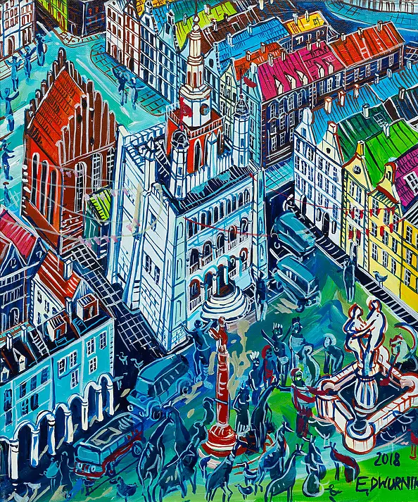 Edward Dwurnik - Poznań - OIL PAINTING