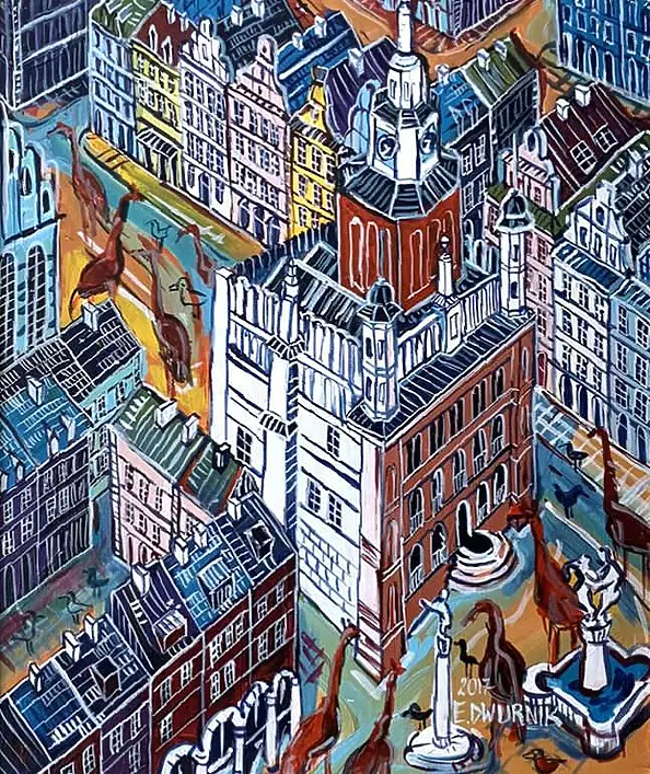 Edward Dwurnik - Poznań - OIL PAINTING