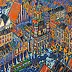 Joanna Mieszko, Poznań, Dipinto acrilico - tela, 100 x 73