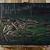 Wojciech Pater, Pozostałości, Obraz olejny - płyta, 60 x 40