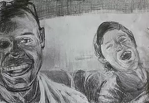 Agnieszka Kurlenda - Pozytywna jazda rysunek ołówkiem