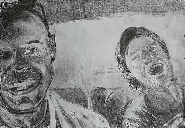 Agnieszka Kurlenda - Pozytywna jazda rysunek ołówkiem