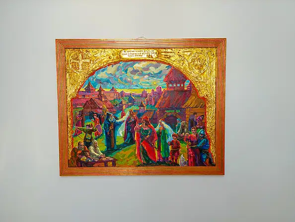 Anastasiia Kurkova, Prawda Jarosława, Obraz olejny - płótno, 100 x 80