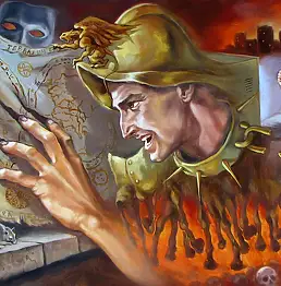 Kostiantyn Shyptia, Vorahnung, Ölbild - Leinwand, 62 x 41