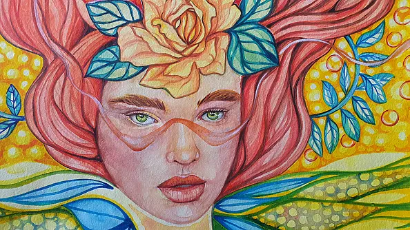 Danuta Kolis - Watercolor - Sunbeam