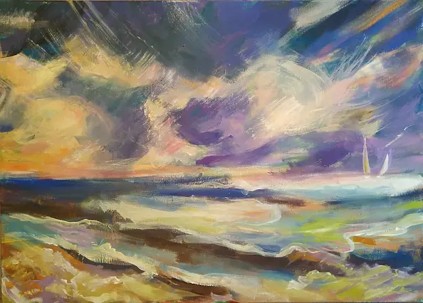 Anna Borcz - Promienie nad morzem