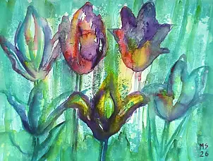 Marzena Salwowska - Prosimy nie deptać zieleni .../Trawa i kwiat 