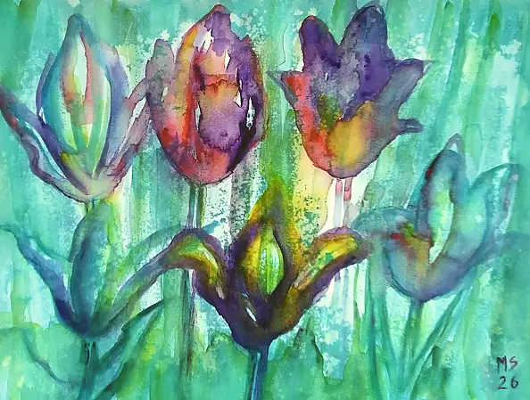 Marzena Salwowska - Prosimy nie deptać zieleni .../Trawa i kwiat 