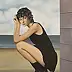 Nataliya Bagatskaya, Please don't ask me what I'm thinking, Acrylic painting - canvas, 85 x 105