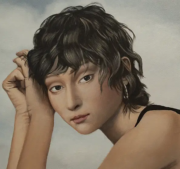 Nataliya Bagatskaya, Please don't ask me what I'm thinking, Acrylic painting - canvas, 85 x 105