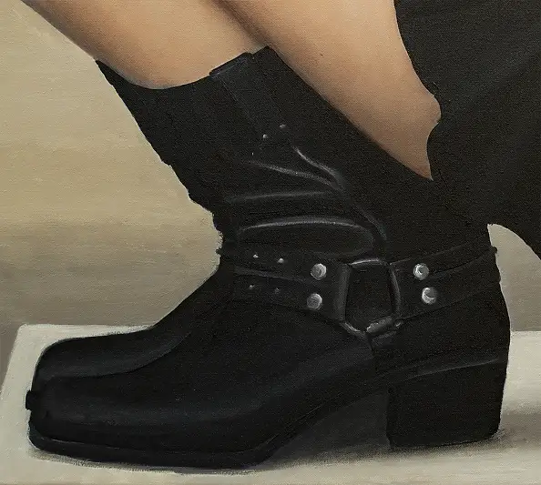 Nataliya Bagatskaya, Please don't ask me what I'm thinking, Acrylic painting - canvas, 85 x 105