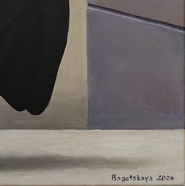 Nataliya Bagatskaya, Please don't ask me what I'm thinking, Acrylic painting - canvas, 85 x 105