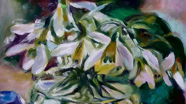 Barbara Gulbinowicz - Snowdrops and candy