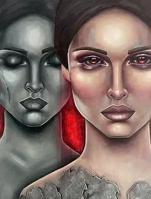 Agnieszkowa Art, Przebudzenie, Obraz olejny - płótno, 60 x 80