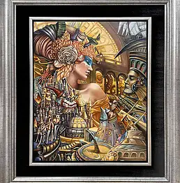 Tomasz Sętowski, Przebudzenie w imaginarium, Obraz olejny - płótno, 40 x 50