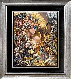 Tomasz Sętowski, Przebudzenie w imaginarium, Obraz olejny - płótno, 40 x 50