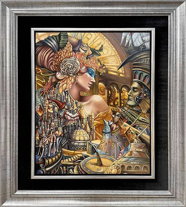 Tomasz Sętowski, Przebudzenie w imaginarium, Obraz olejny - płótno, 40 x 50