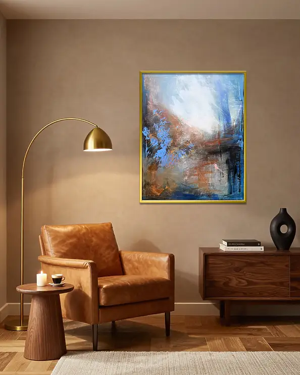 Iwona BORKOWSKA, Przeczucie. Kolekcja „Za chwilę”, Impasto, Obraz akrylowy, Obraz olejny, Techniki mieszane - płótno, 80 x 100