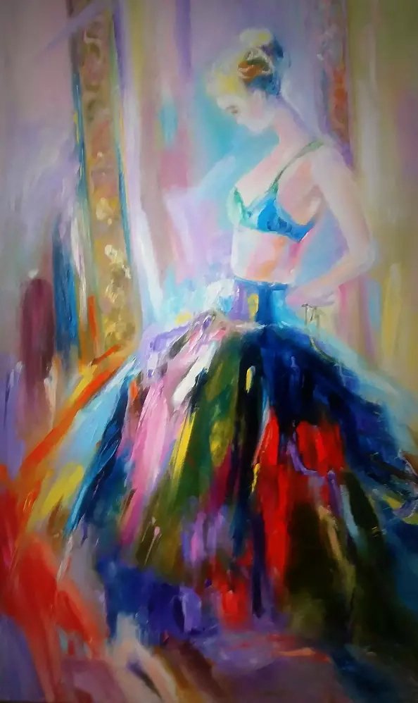 Anna Jabłońska - In front of the mirror