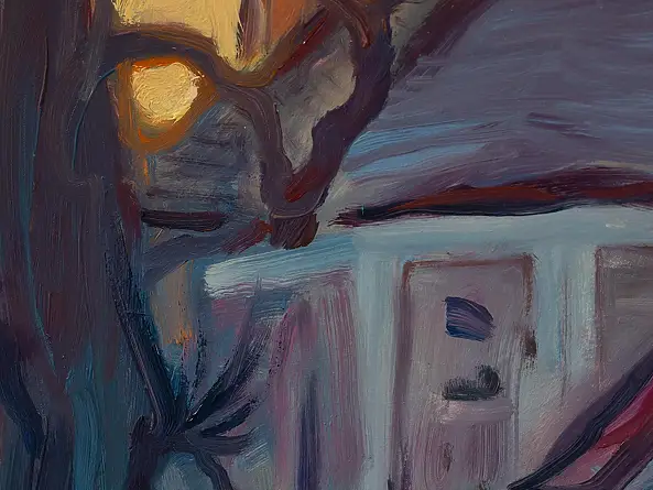 Wojciech Pater, Przed Zmrokiem, Obraz olejny - płyta, 70 x 100