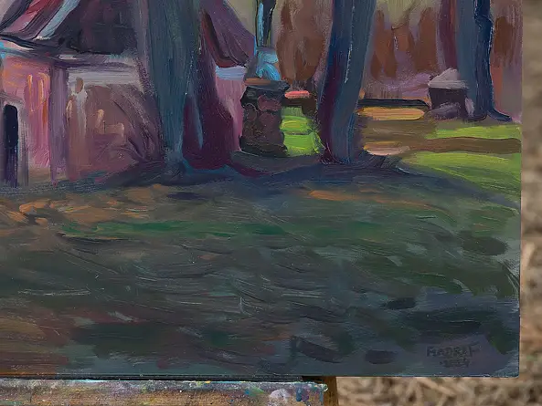 Wojciech Pater, Przed Zmrokiem, Obraz olejny - płyta, 70 x 100
