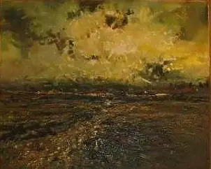 Marek Kubski - Przed burzą Technika szpachlowa