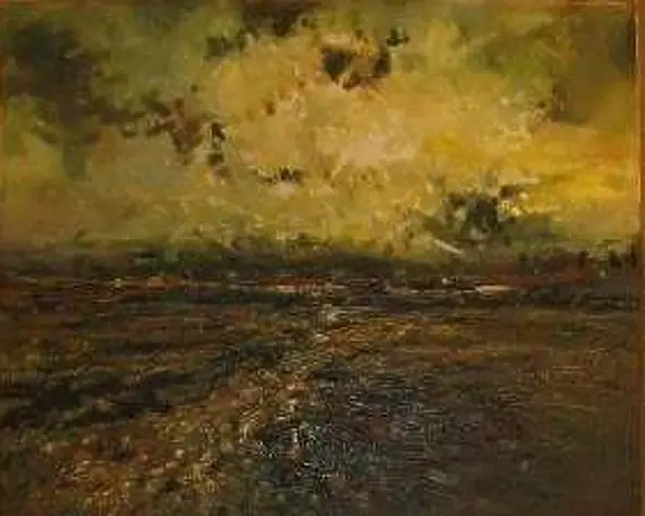 Marek Kubski - Przed burzą Technika szpachlowa