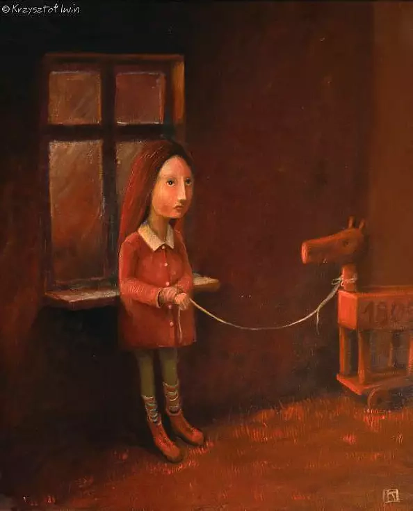 Krzysztof Iwin - devant la maison