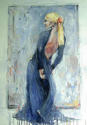   - In front of the mirror....