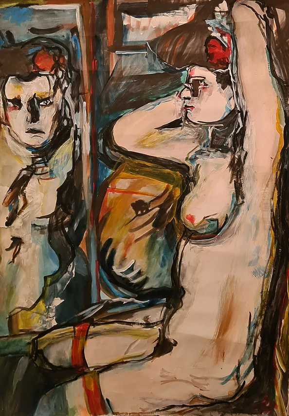 małgorzata machynia - Przed lustrem wg Georgesa Rouaulta