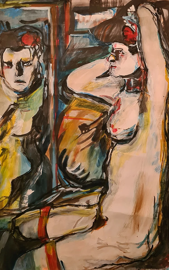 małgorzata machynia - Przed lustrem wg Georgesa Rouaulta