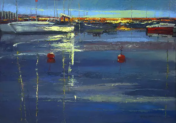 Wacław Jagielski - "Before the night cruise"