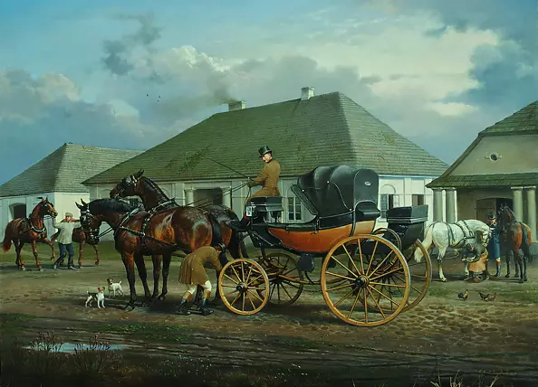 Andrzej Novak-Zemplinski - Przed zajazdem w Paprotni