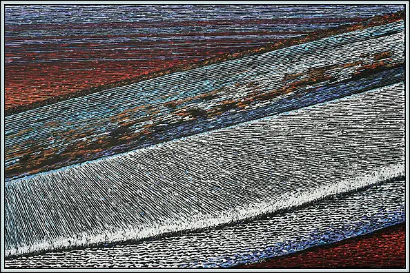 Marek Chomczyk, Début du printemps, Peinture acrylique - toile, 150 x 100