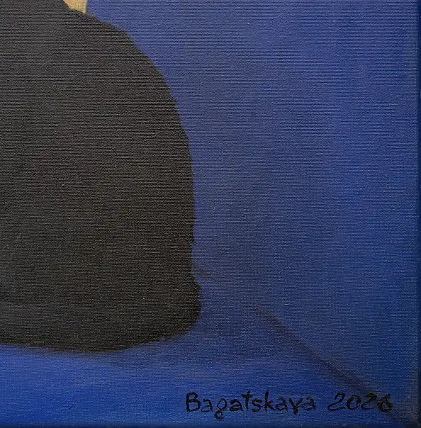 Nataliya Bagatskaya, Przedział 1, Obraz akrylowy - płótno, 95 x 70
