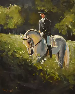   - Przejażdżka konna w słonecznej zieleni