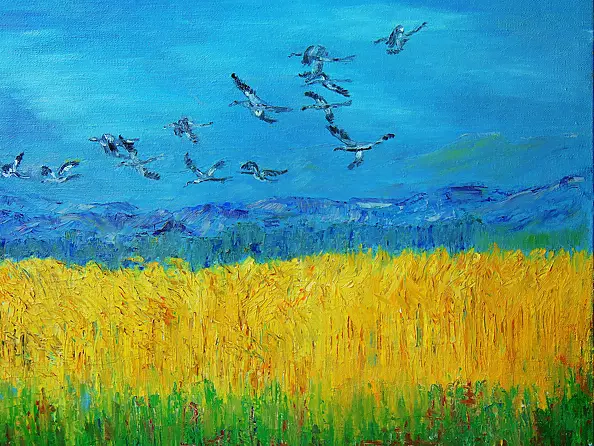 Helga Maria RADOCHOŃSKA - Przelot gęsi