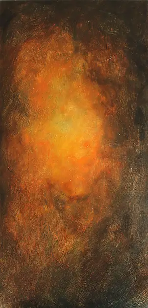Iza Jaśniewska, Transience-VII, Acrylic painting - canvas, 40 x 80