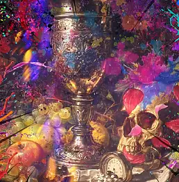 Mikołaj Jackiewicz, Przemijanie, Obraz akrylowy - płótno, 70 x 100
