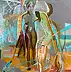Anna Lupa Suchy, Przenikając, Obraz olejny - płótno, 60 x 80