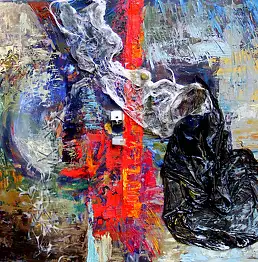 Maria Skrzypczyk, миры проникновения, Масляная картина - , 60 x 50