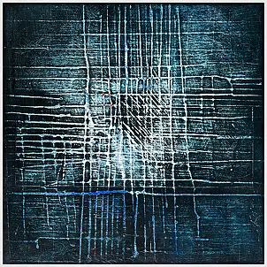 Jakub Margasinski, Przeplot, Obraz akrylowy - deska, 50 x 50