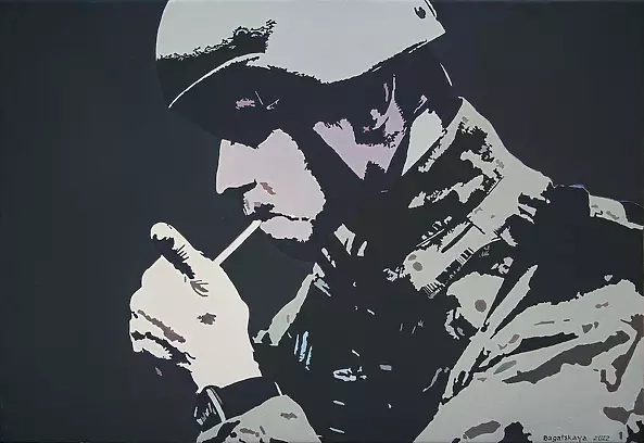 Nataliya Bagatskaya - Cigarette break