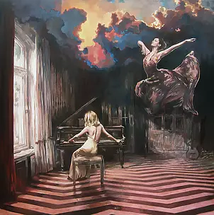 Janusz Orzechowski - An interrupted music lesson III 