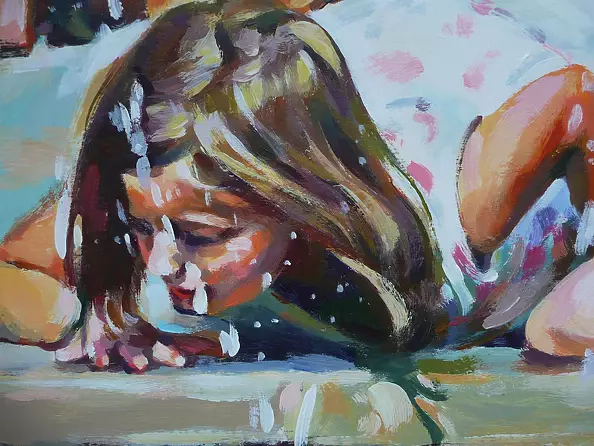 Barbara Gulbinowicz - At the fountain