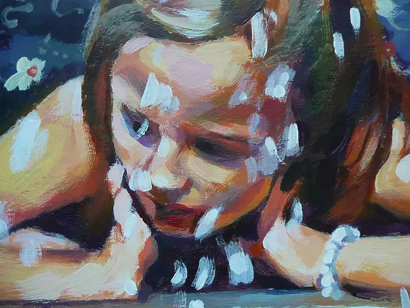 Barbara Gulbinowicz - At the fountain