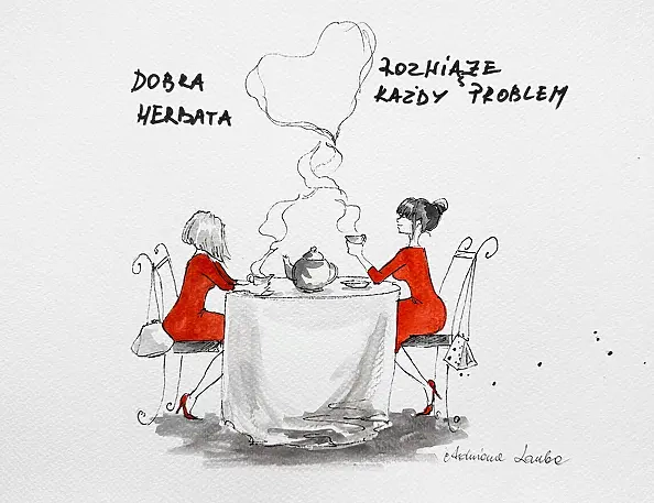 Adriana Laube - "Autour d'un thé"